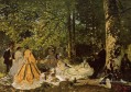 Déjeuner sur l’herbe Claude Monet